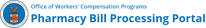 Office of Workers' Compensation Programs Pharmacy Bill Processing Portal logo